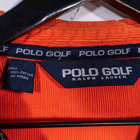 Polo Golf Ralph Lauren Corduroy Zip Jacket Cross Clubs