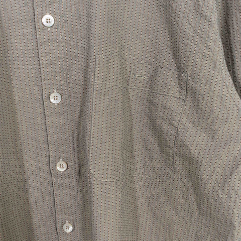 Ermengildo Zegna Band Mandarin Collar Button Shirt Made in Italy