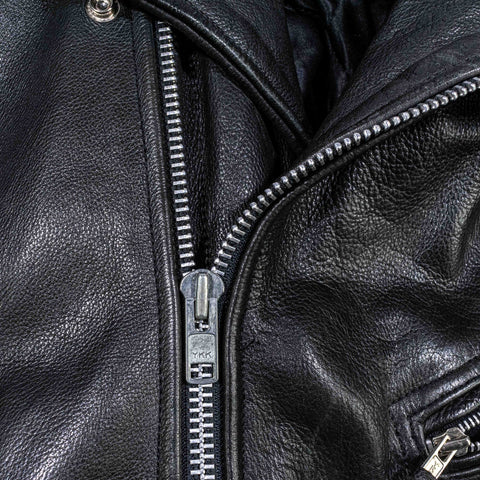 Unik Ultra Belted Leather Motorcycle Jacket