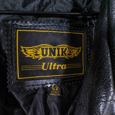 Unik Ultra Belted Leather Motorcycle Jacket