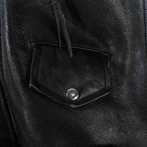 Unik Ultra Belted Leather Motorcycle Jacket