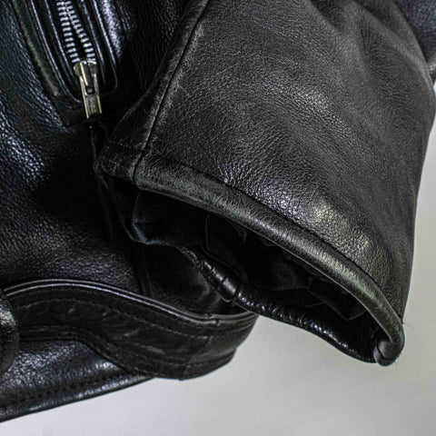 Unik Ultra Belted Leather Motorcycle Jacket