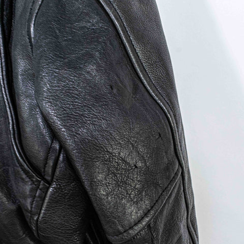 Unik Ultra Belted Leather Motorcycle Jacket