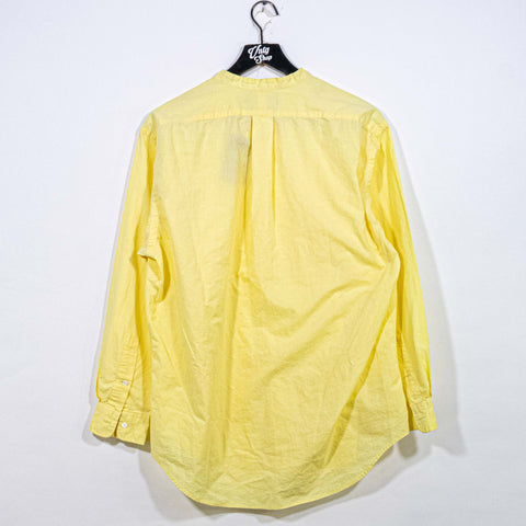 Polo Ralph Lauren Popover Button Shirt Mandarin Band Collar