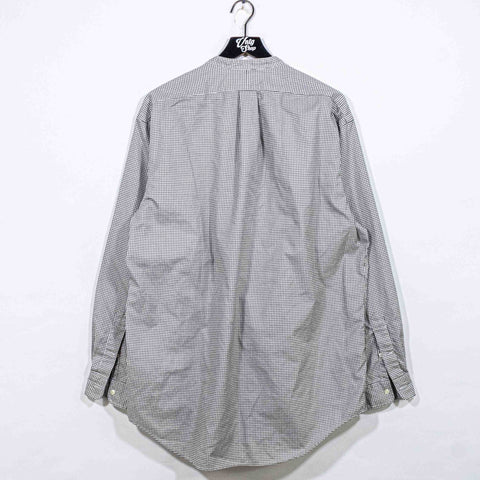 Polo Ralph Lauren PostBoy Plaid Button Shirt Mandarin Band Collar