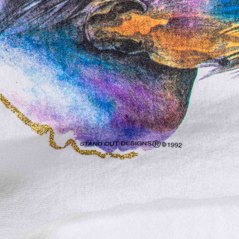 Horse Equestrian Rainbow T-Shirt Single Stitch