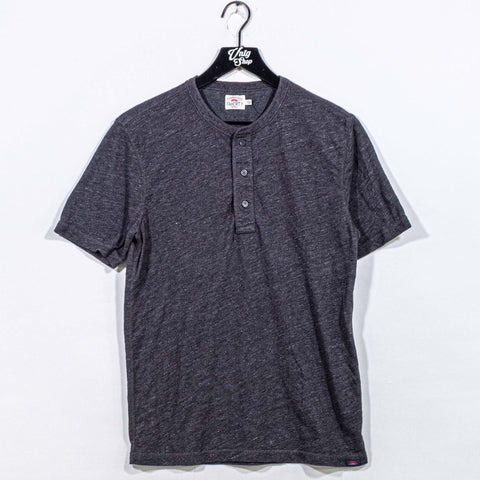 Faherty Henley Heather Gray T-Shirt