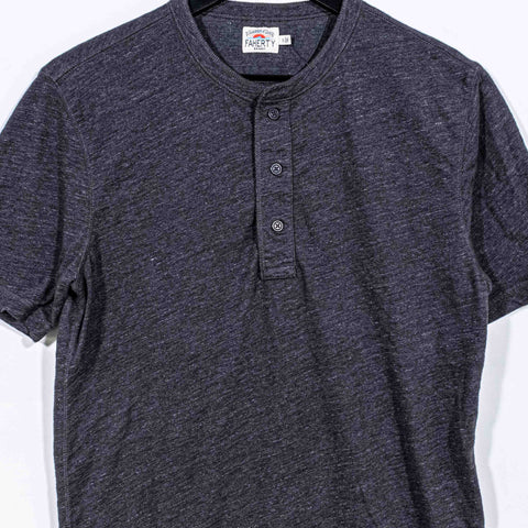 Faherty Henley Heather Gray T-Shirt