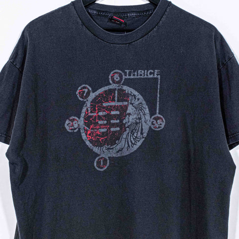 Thrice Band T-Shirt Cinder Block Hardcore Punk