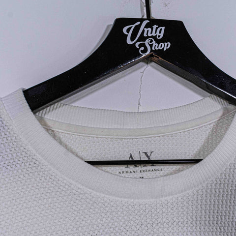 Armani Exchange AX Eagle Waffle Thermal Long Sleeve Shirt