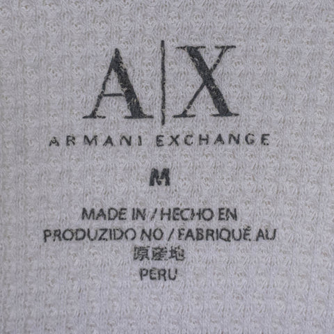 Armani Exchange AX Eagle Waffle Thermal Long Sleeve Shirt