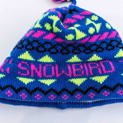 Murray Merkley Snowbird Neon Wool Hat Beanie