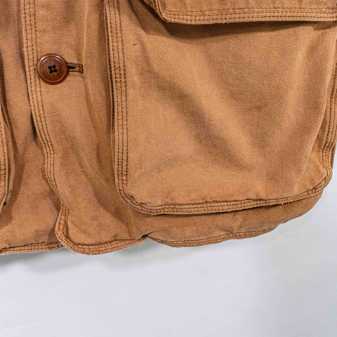 J Crew Oarsman Chore Jacket Coat Distressed