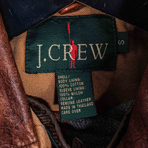 J Crew Oarsman Chore Jacket Coat Distressed