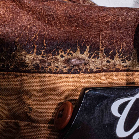 J Crew Oarsman Chore Jacket Coat Distressed