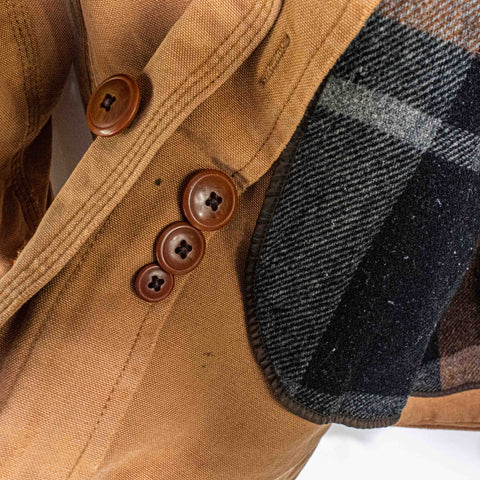 J Crew Oarsman Chore Jacket Coat Distressed