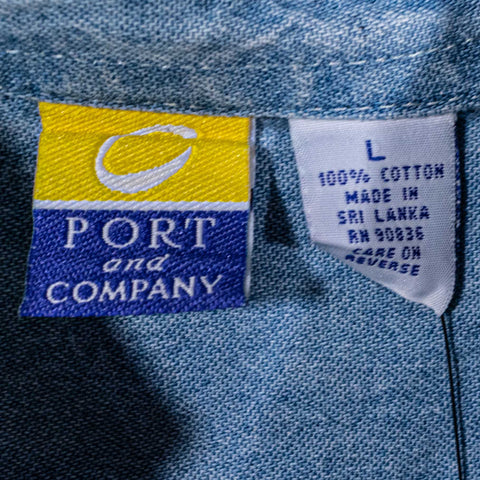 Netscape Internet Technology Denim Button Down Shirt