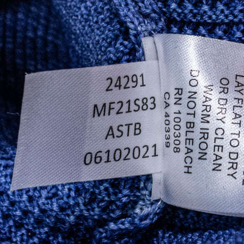 Peter Millar Crown Merino Wool Garment Dyed Waffle Raglan Crew Sweater