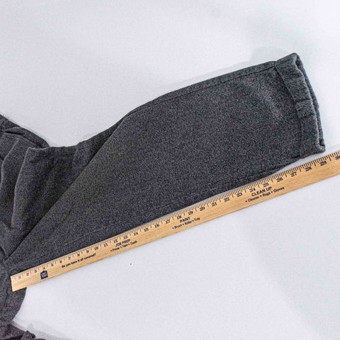 GAP Relaxed Fit Pleated Cuffed Pants Heather Gray