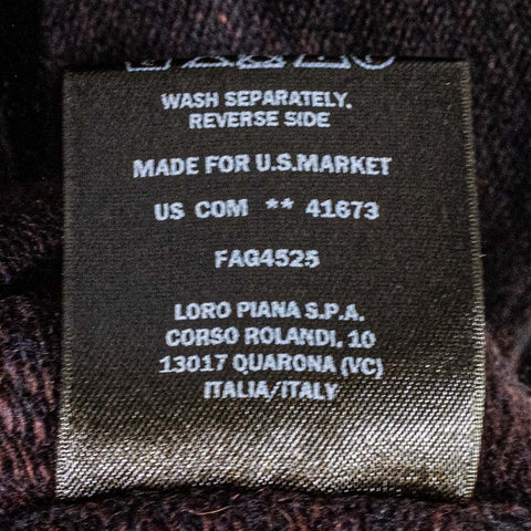 Loro Piana Roadster Pull Cashmere 1/4 Zip Pullover Sweater