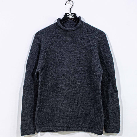 GAP Roll Neck Wool Fisherman Sweater