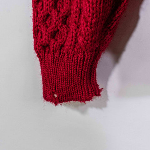 John Molloy Ireland Cable Knit Chunky Fisherman Wool Sweater