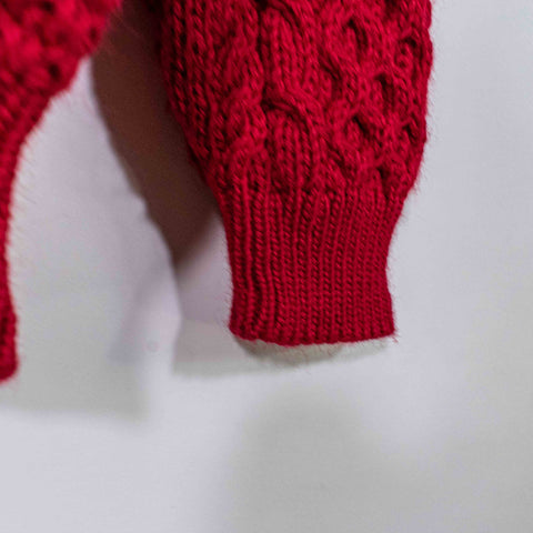 John Molloy Ireland Cable Knit Chunky Fisherman Wool Sweater