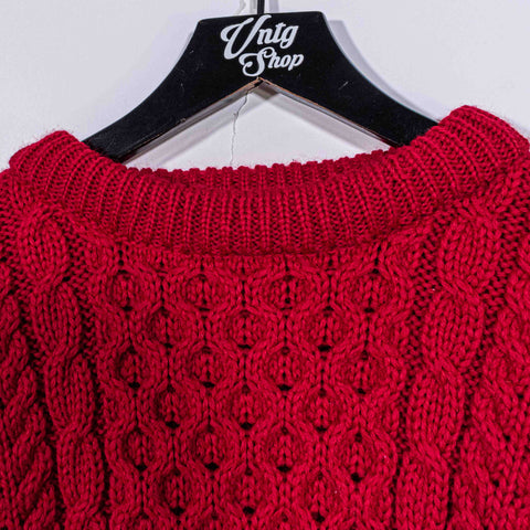 John Molloy Ireland Cable Knit Chunky Fisherman Wool Sweater