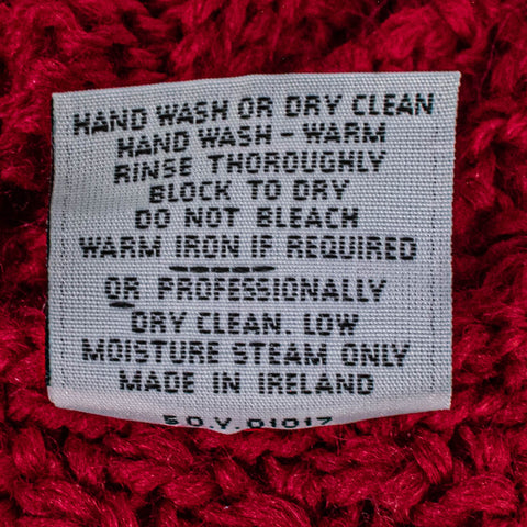 John Molloy Ireland Cable Knit Chunky Fisherman Wool Sweater