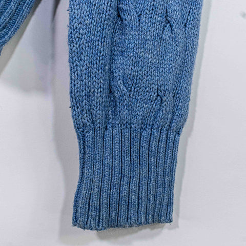 Polo Ralph Lauren Pony Silk Cashmere Cable Knit Fisherman Sweater