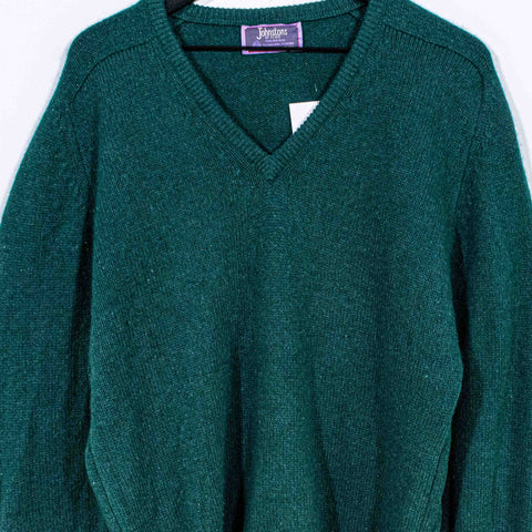 Johnstons of Elgin Sweater Lambswool Angora Scotland