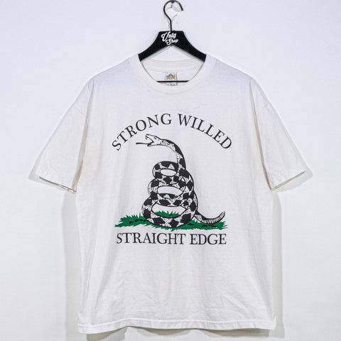 Strong Willed Straight Edge T-Shirt Hardcore Punk