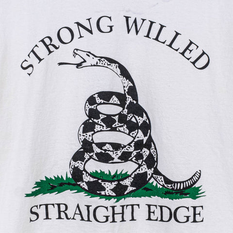 Strong Willed Straight Edge T-Shirt Hardcore Punk