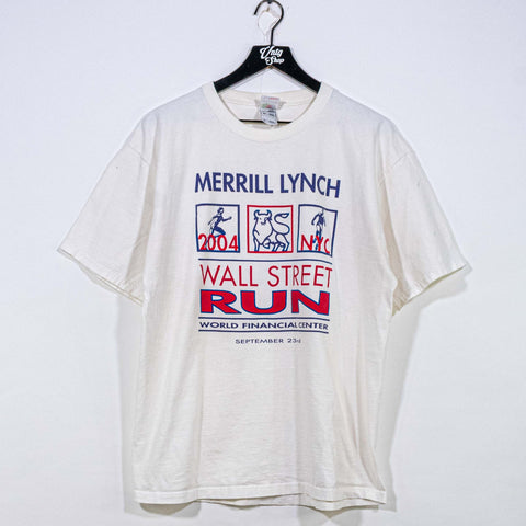 Merrill Lynch Wall Street Run 2004 T-Shirt Running With The Bulls