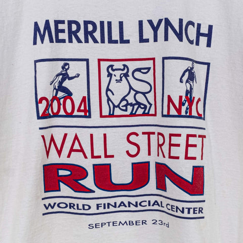 Merrill Lynch Wall Street Run 2004 T-Shirt Running With The Bulls