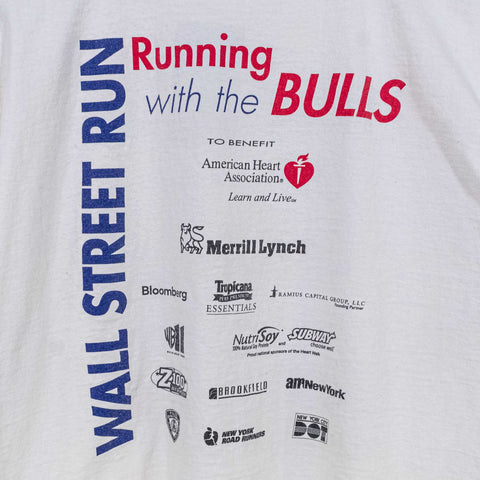 Merrill Lynch Wall Street Run 2004 T-Shirt Running With The Bulls