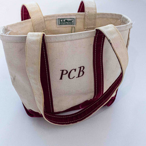 LL Bean Boat And Tote Bag Small Made in USA