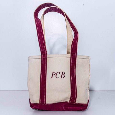 LL Bean Boat And Tote Bag Small Made in USA