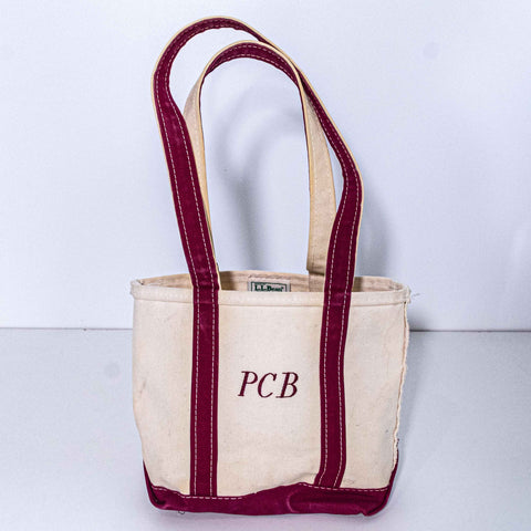 LL Bean Boat And Tote Bag Small Made in USA