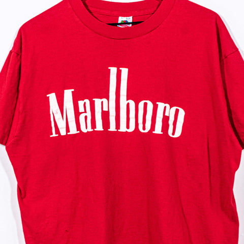 Marlboro Cigarettes Logo Spell Out T-Shirt