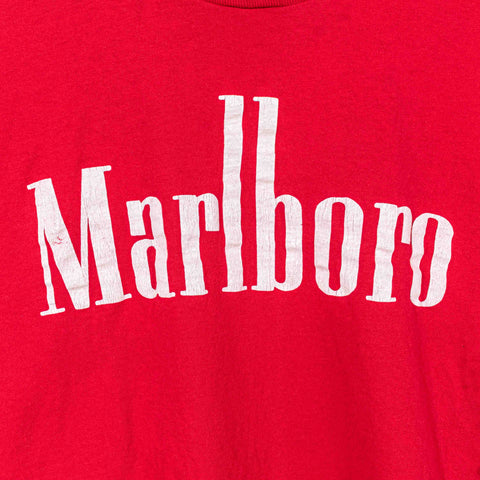 Marlboro Cigarettes Logo Spell Out T-Shirt