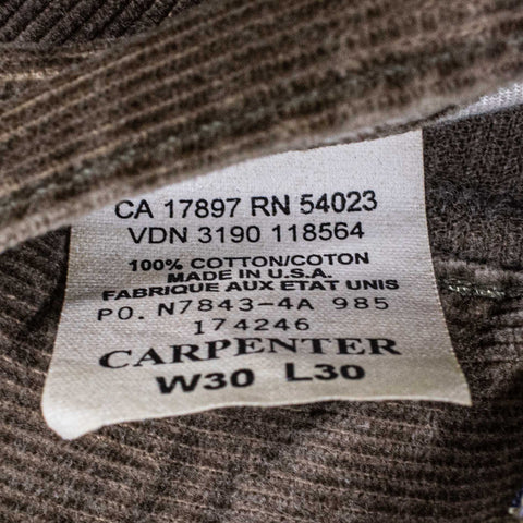 GAP Corduroy Carpenter Pants Made in USA