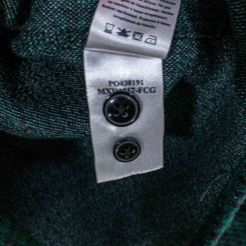 Faherty Legend Sweater Shirt Gingham Plaid Check Forest Charcoal