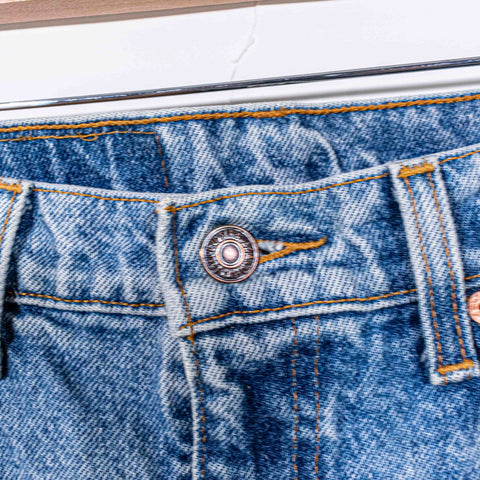 Levis 505 Orange Tab Jeans Faded