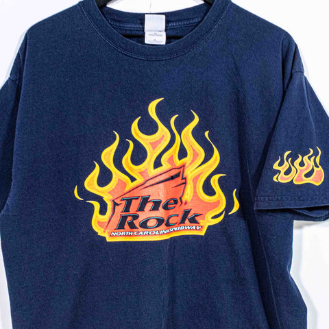 The Rock North Carolina Speedway Flame T-Shirt