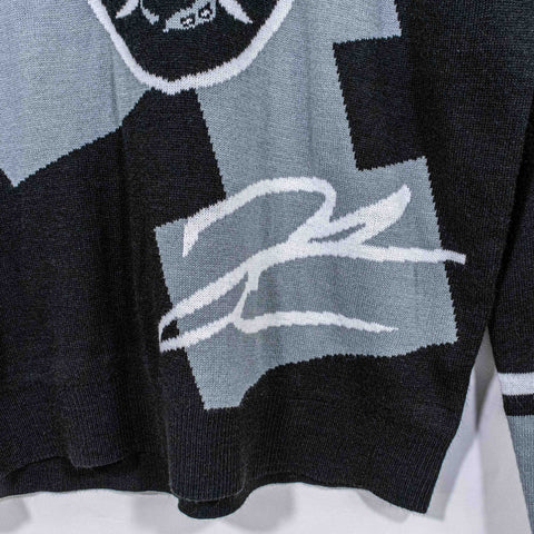 Raiders Derek Carr #4 NFL Team Apparel Knit Sweater