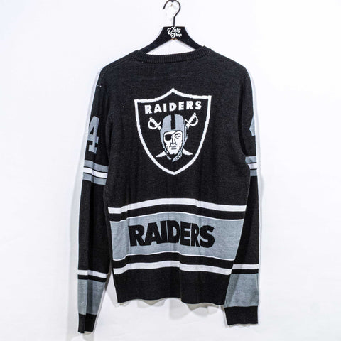 Raiders Derek Carr #4 NFL Team Apparel Knit Sweater
