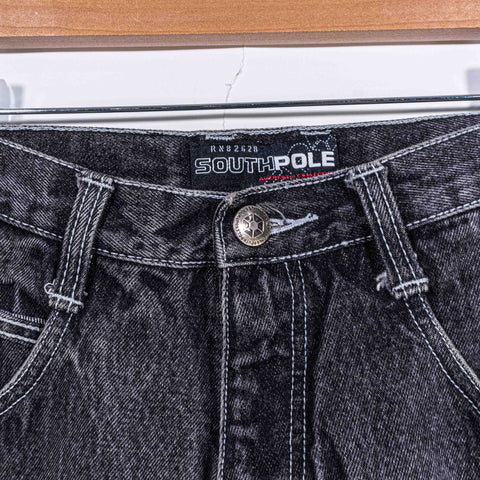 SouthPole Wide Leg Baggy Jeans