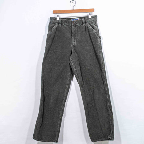Old Navy Corduroy Carpenter Pants Wide Leg Hammer Loop Baggy