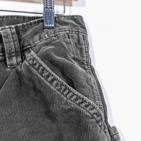 Old Navy Corduroy Carpenter Pants Wide Leg Hammer Loop Baggy